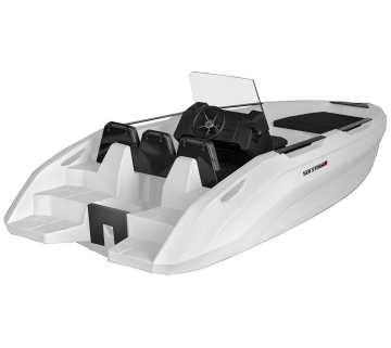 SEASTORM 17 HDPE Extra odolný plastový člun bílý – 518 cm