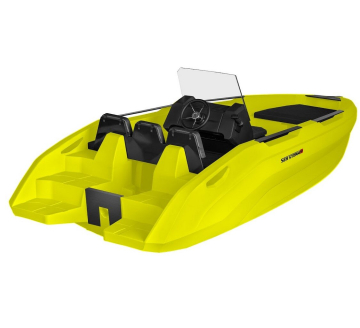 SEASTORM 17 HDPE Extra odolný plastový člun žlutý - 518 cm