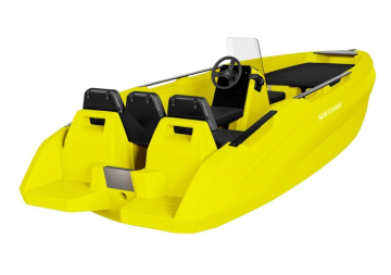 SEASTORM 14 HDPE Extra odolný plastový člun žlutý – 427 cm