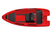 SEASTORM 14 HDPE Extra odolný plastový člun červený – 427 cm