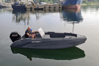SEASTORM 17 HDPE Extra odolný plastový člun zelený – 518 cm