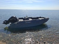 SEASTORM 17 HDPE Extra odolný plastový člun zelený – 518 cm