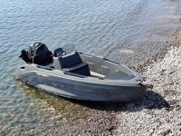 SEASTORM 17 HDPE Extra odolný plastový člun zelený – 518 cm