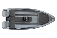 SEASTORM 14 HDPE Extra odolný plastový člun šedý - 427 cm