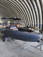 SEA STORM 17 HDPE Extra odolný plastový člun tmavě šedý - 518 cm