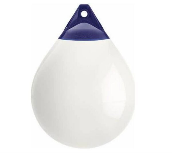 POLYFORM Kulový fender A2 bílo-modrý – 390 x 500 mm