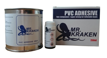 Mr. Kraken dvousložkové lepidlo pro nafukovací čluny z PVC - 250 ml