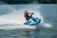YAMAHA JetBlaster DLX 2026 vodní skútr, azurově modrý a bílý