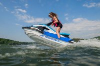 YAMAHA JetBlaster DLX 2026 vodní skútr, azurově modrý a bílý