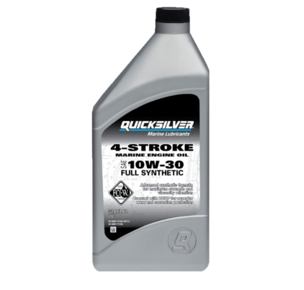 Quicksilver FourStroke Marine Engine Oil Full Synthetic 10W30 – Lodní motorový olej 4-takt 1L