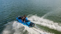 YAMAHA FX SVHO vodní skútr, tyrkysově modrý