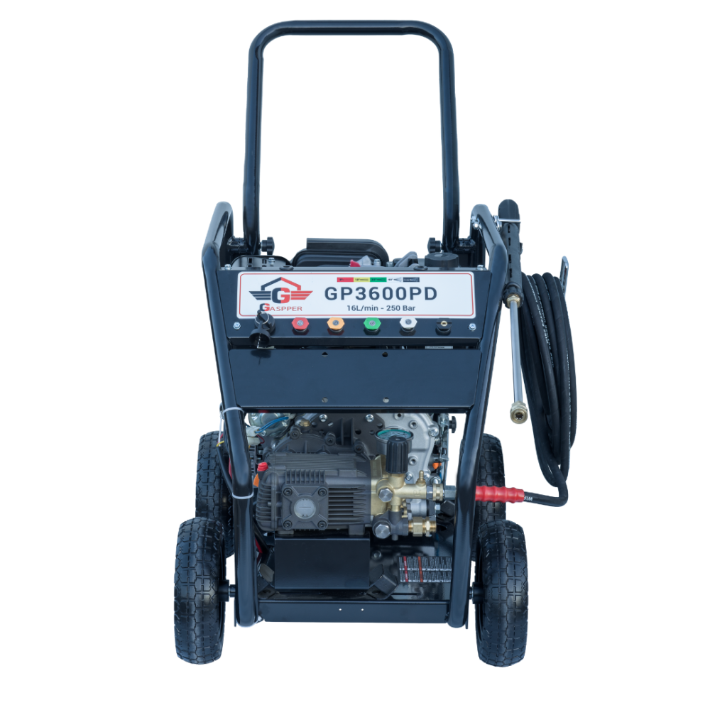Gaspper GP3600PD dieselový vysokotlaký čistič, Peggas 186F A, 248 bar / 3600 PSI