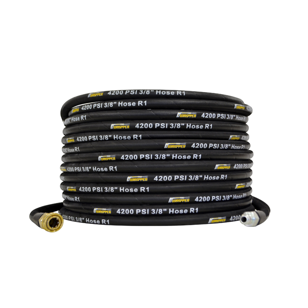 Vysokotlaká gumová hadice 3/8″ QC – 20 m