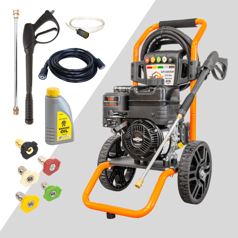 Gaspper GP3300XM benzínový vysokotlaký čistič, Briggs & Stratton XR950, 6,3 HP, 220 bar / 3 200 PSI