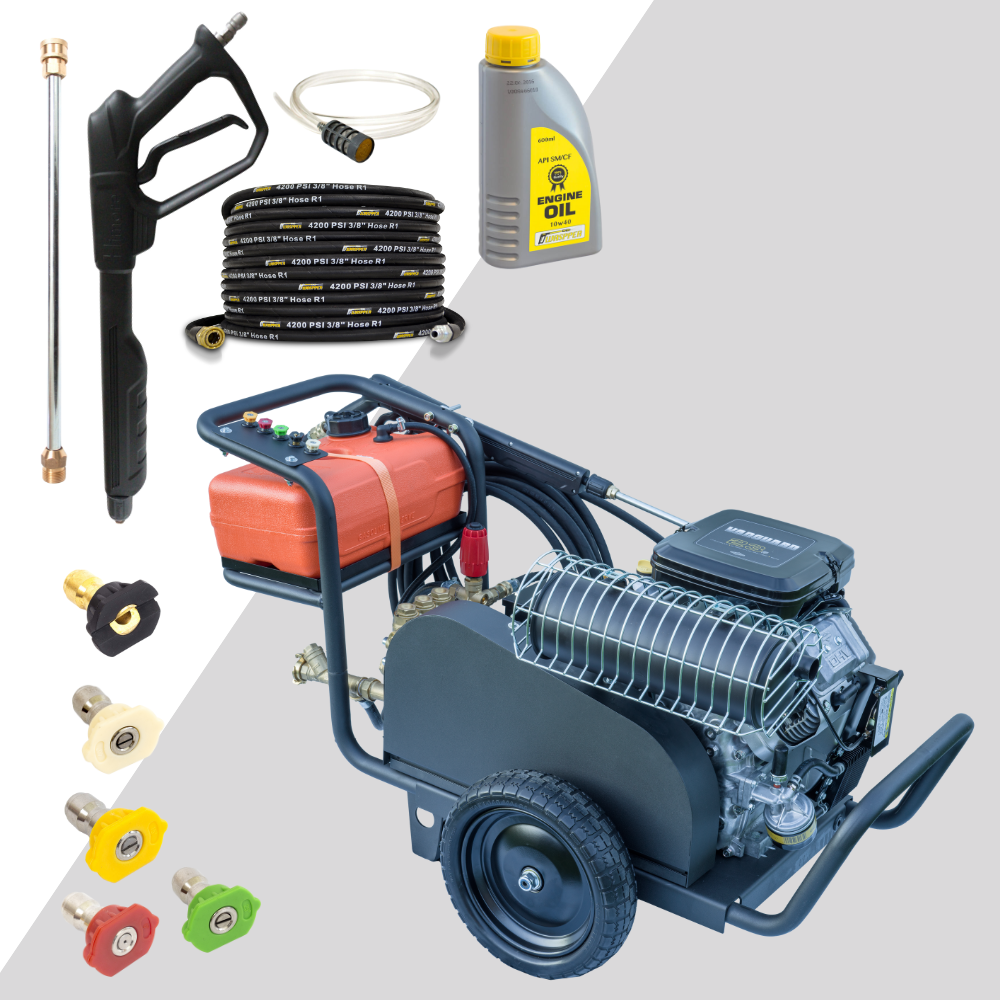 Gaspper GP5000BC benzínový vysokotlaký čistič, Briggs & Stratton Vanguard, 350 bar / 5 000 PSI