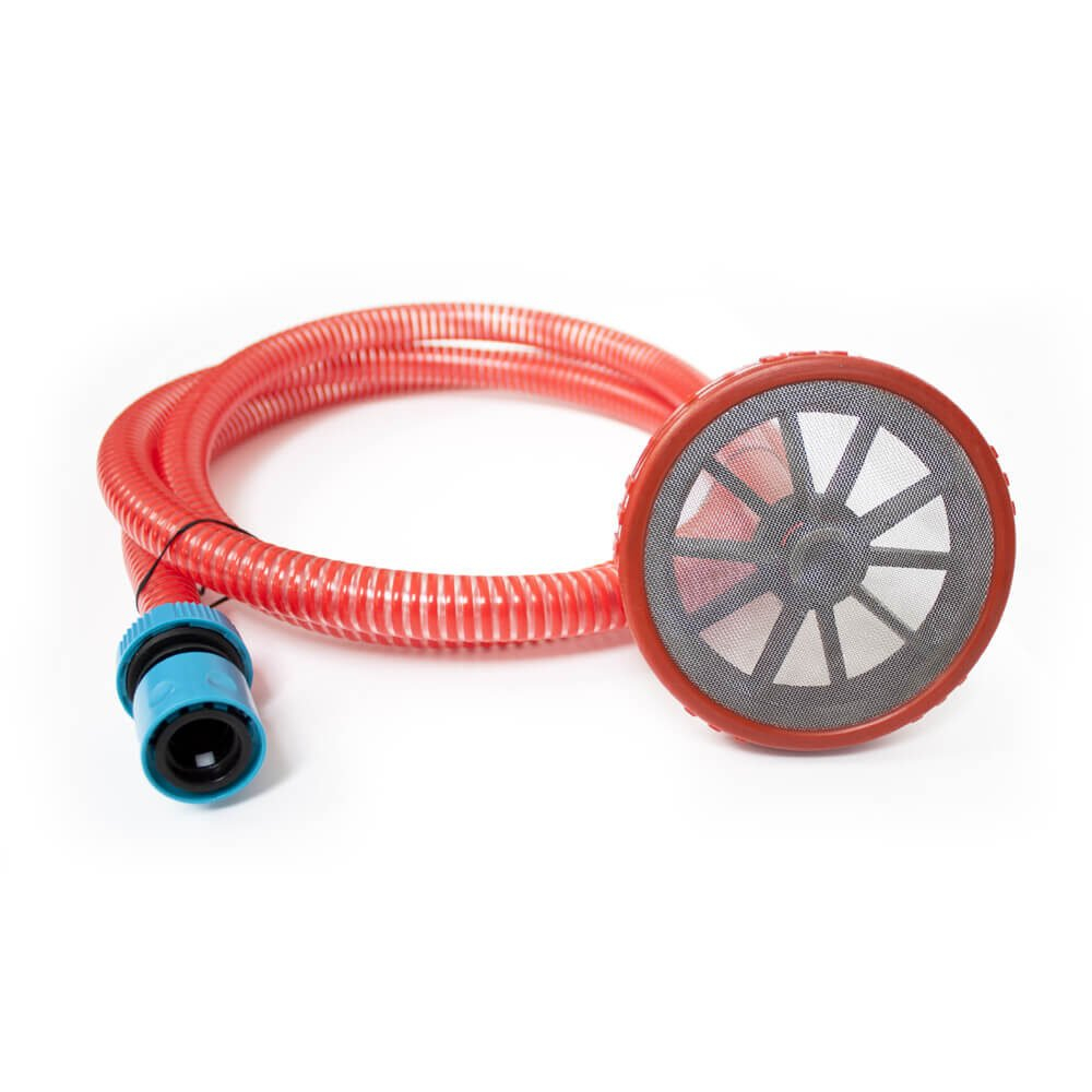 Set 2,5 m 3/4″ sací hadice, plastové sítko a rychlospojkový adaptér