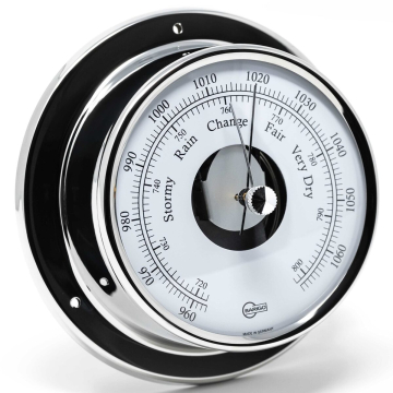 BARIGO TEMPO Barometr Ø 88 x 25 mm - leštěný chrom