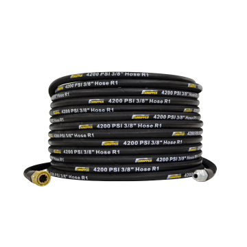 Vysokotlaká gumová hadice 3/8″ QC – 20 m