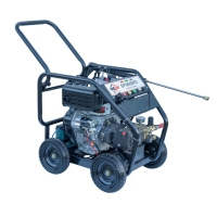 Gaspper GP3600PD dieselový vysokotlaký čistič, Peggas 186F A, 248 bar / 3600 PSI