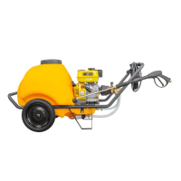 Gaspper GF120 benzínový vysokotlaký čistič s 120l nádrží, Peggas, 5,2 HP, 220 bar / 3 200 PSI
