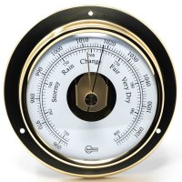 BARIGO TEMPO Barometr Ø 110 x 32 mm - leštěná mosaz