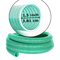 PVC sací hadice 1,5″ - různé velikosti