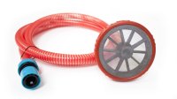 Set 2,5 m 3/4″ sací hadice, plastové sítko a rychlospojkový adaptér