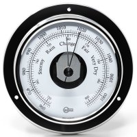 BARIGO TEMPO Barometr Ø 88 x 25 mm - leštěný chrom