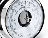 BARIGO TEMPO Barometr Ø 88 x 25 mm - leštěný chrom