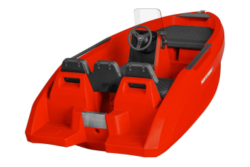 SEASTORM 12 HDPE Extra odolný plastový člun červený – 366 cm