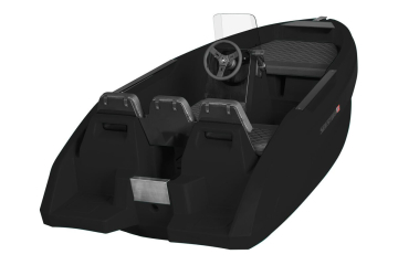 SEASTORM 12 HDPE Extra odolný plastový člun tmavě šedý – 366 cm