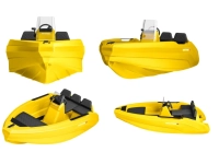 SEASTORM 12 HDPE Extra odolný plastový člun žlutý – 366 cm