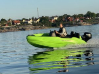 SEASTORM 12 HDPE Extra odolný plastový člun zelený – 366 cm