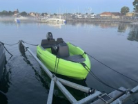 SEASTORM 12 HDPE Extra odolný plastový člun zelený – 366 cm