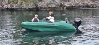 SEASTORM 12 HDPE Extra odolný plastový člun tmavě zelený – 366 cm