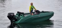 SEASTORM 12 HDPE Extra odolný plastový člun tmavě zelený – 366 cm