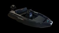 SEASTORM 13s HDPE Extra odolný plastový člun šedý – 400 cm
