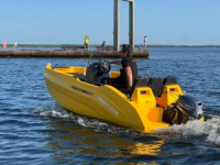 SEASTORM 12 HDPE Extra odolný plastový člun žlutý – 366 cm