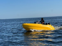 SEASTORM 12 HDPE Extra odolný plastový člun žlutý – 366 cm