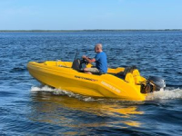SEASTORM 12 HDPE Extra odolný plastový člun žlutý – 366 cm
