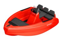 SEASTORM 12 HDPE Extra odolný plastový člun červený – 366 cm