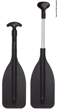 Mini teleskopické pádlo 70-120 cm - černé