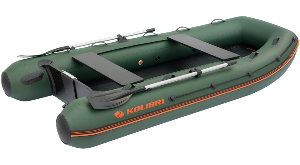 Kolibri KM-330XL nafukovací člun zelený, vysokotlaká podlaha Air-deck
