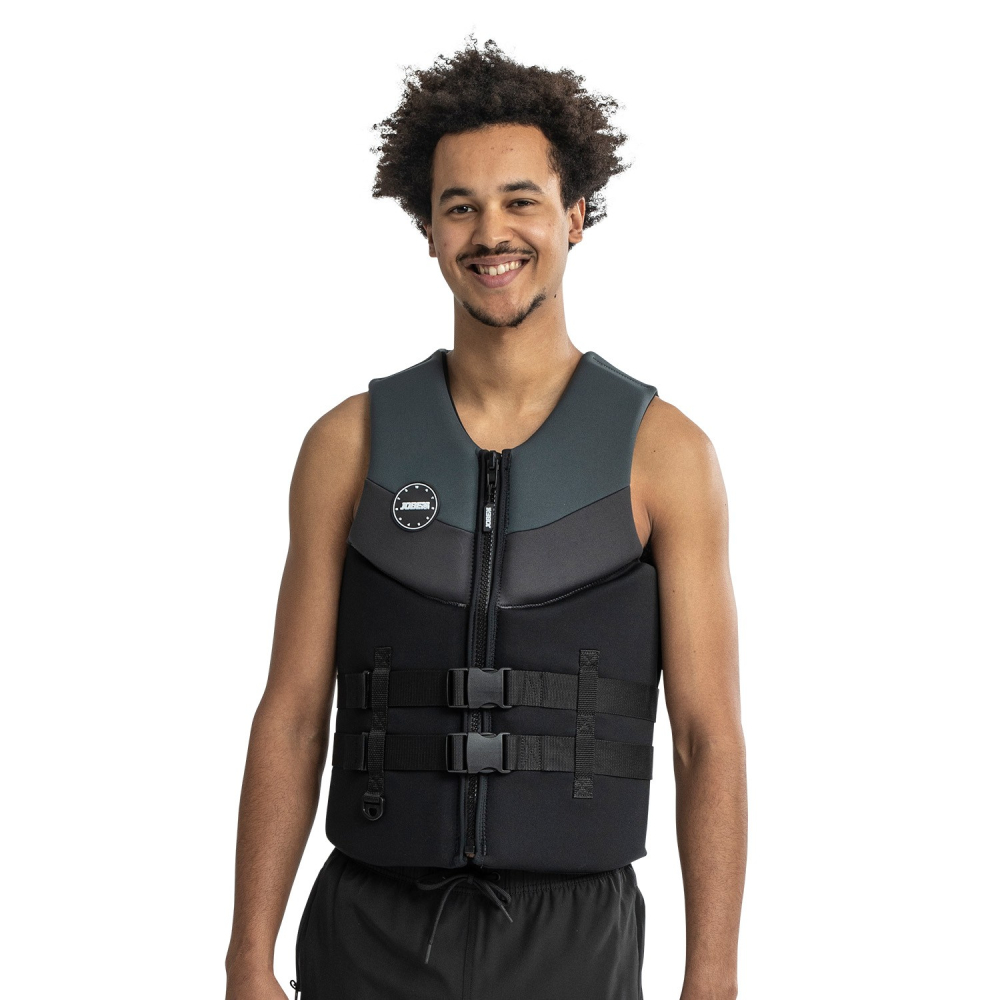 Jobe Graphite Grey neoprenová plovací vesta pro muže – 4XL