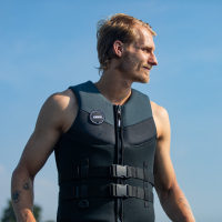 Jobe Graphite Grey neoprenová plovací vesta pro muže – 4XL