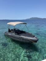 Hliníkové bimini pro SeaStorm 17'