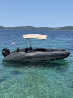 Hliníkové bimini pro SeaStorm 17'