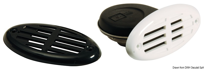 Vestavný nerezový klakson – 12 V, 112 dB