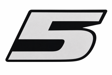 Samolepka „5“ na motory YAMAHA – originální náhradní díl