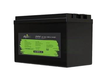 Offgridtec LiFePO4 baterie 12,8 V 100 Ah – 1280 Wh, integrovaný BMS a vyhřívací podložka